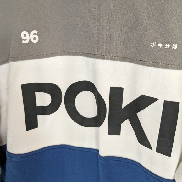 META Threads POKI Color Block  Sweatshirt XL runs small note measurements - Picture 4 of 6